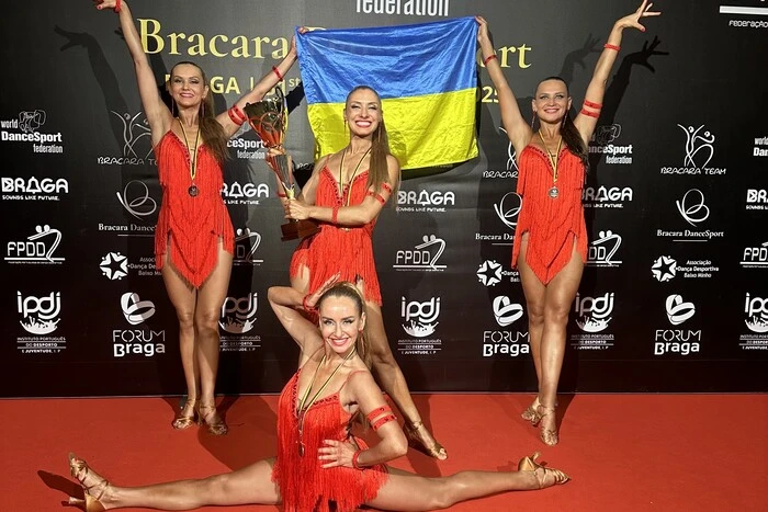 Das Tanzteam aus der Ukraine hat den ersten Platz bei der Weltmeisterschaft im choreografischen Latein gewonnen