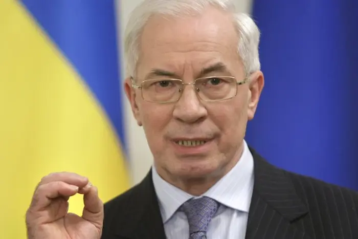 Photograph of former Prime Minister Azarov taken from the government website