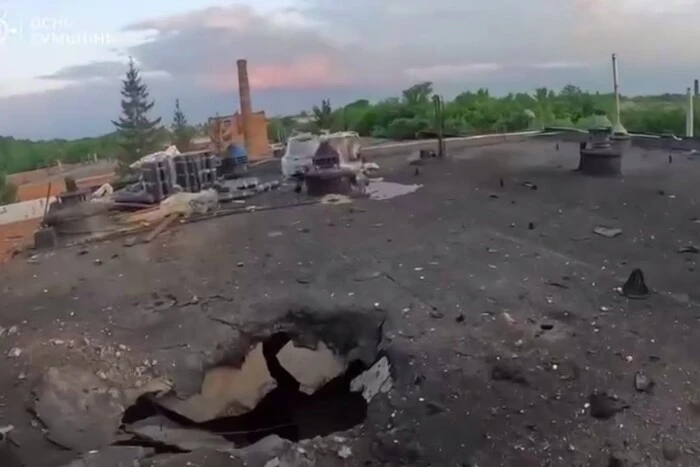 Sumy: Der Feind griff ein Lebensmittelunternehmen an (Video)