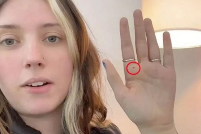 Photo of a British woman's palm and advice