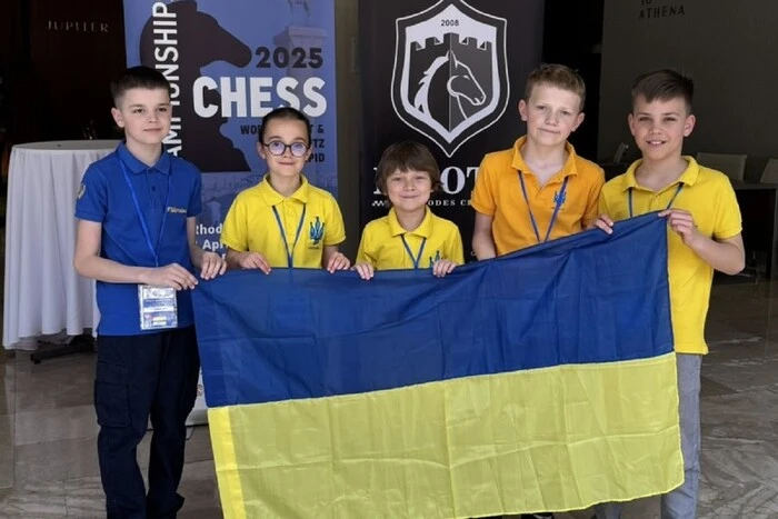 Photo of Ukrainian chess players at the world championship